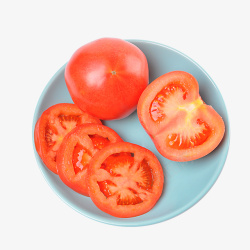 番茄片切片西红柿高清图片
