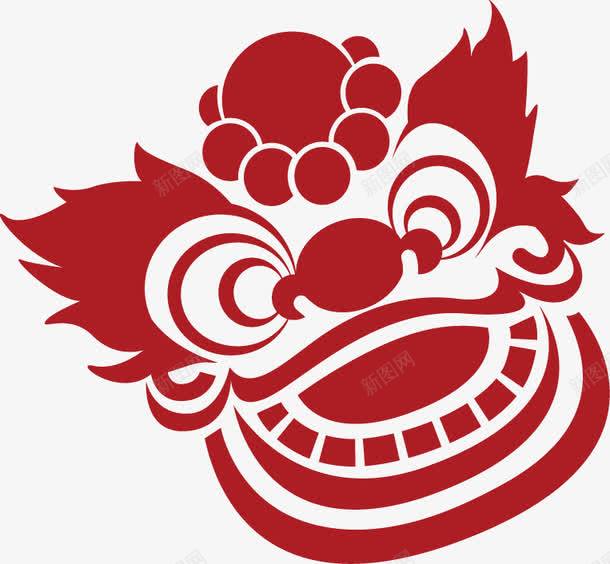 中国风新年元素矢量图ai免抠素材_88icon https://88icon.com 传统文化 文化艺术 文化艺术素材 舞狮 设计 矢量图