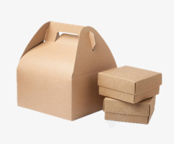 瓦楞纸盒手提式包装纸盒纸箱高清图片