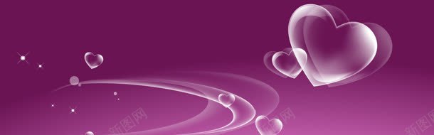 创意爱心海报背景背景