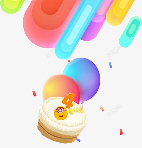 彩色线条气球蛋糕卡通背景png免抠素材_88icon https://88icon.com 卡通 定制蛋糕卡通 彩色 气球 线条 背景 蛋糕