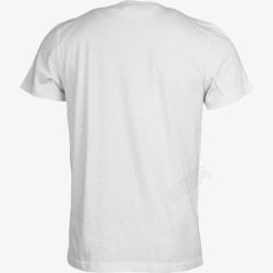 纯棉短袖白色T恤高清图片