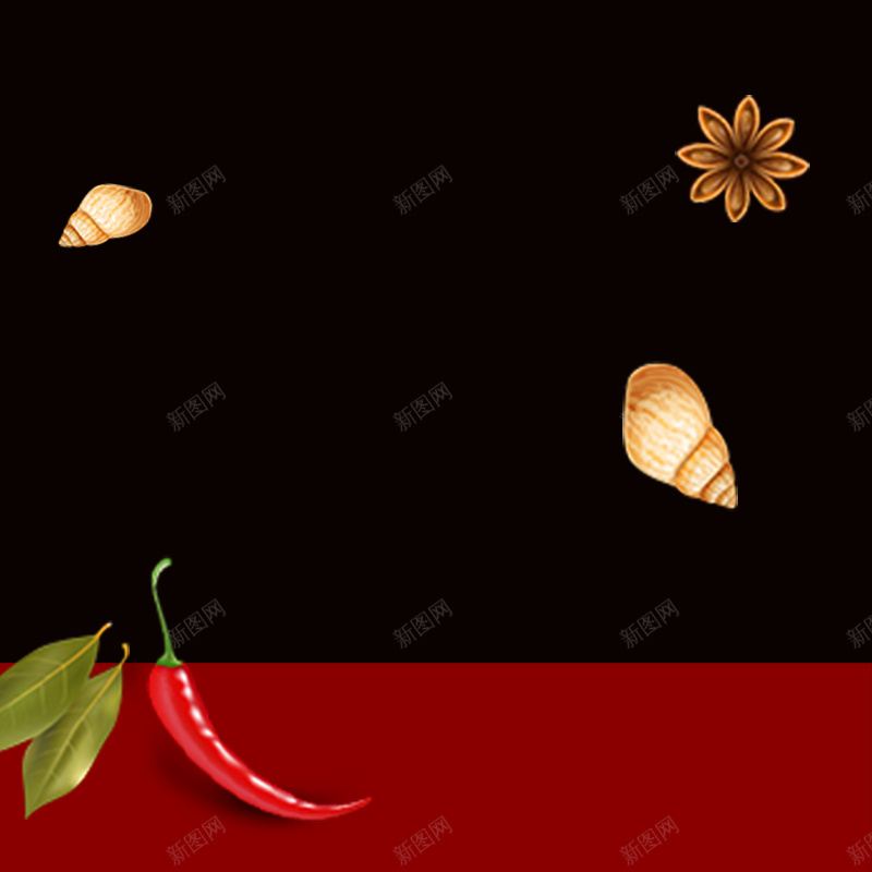 螺蛳粉简约红黑色PSD分层主图背景psd设计背景_88icon https://88icon.com 主图 八角 直通车 粉 美食 螺蛳 螺蛳粉 辣椒 面食