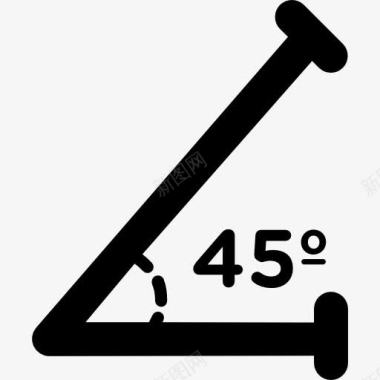 桌角急性45度角图标图标