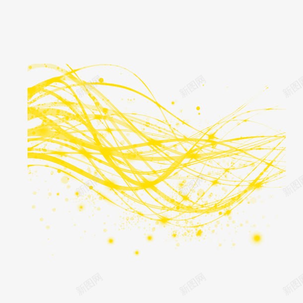金色光线条png免抠素材_88icon https://88icon.com 小清新 散落缠绕 金光闪耀 金灿灿的线条 金色