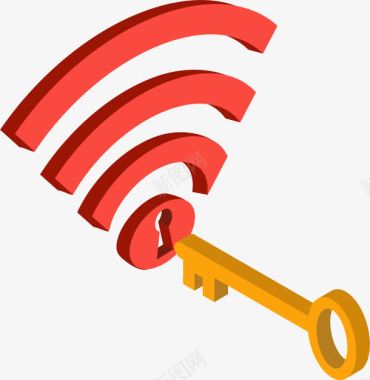 WiFi无线WiFi网络无线网解锁图标图标