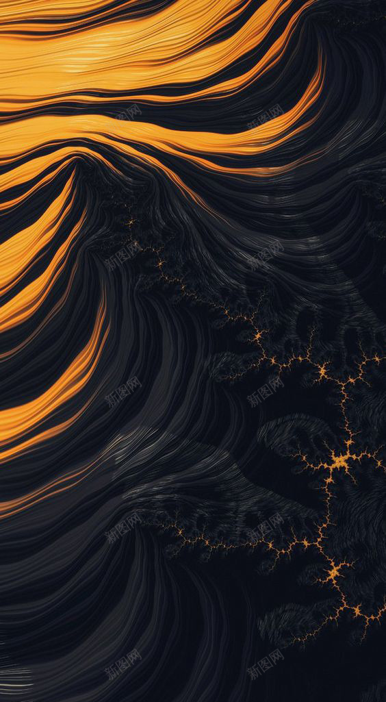 黑金色流沙底纹背景png免抠素材_88icon https://88icon.com 大气背景素材 底纹 流沙 黑金色