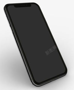 黑色iPhonex苹果智能手机素材
