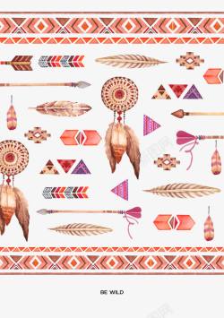 波西米亚元素印第安民族风专辑高清图片