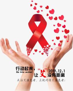 预防艾滋病海报素材