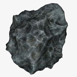 火光陨石坠落黑色陨石高清图片