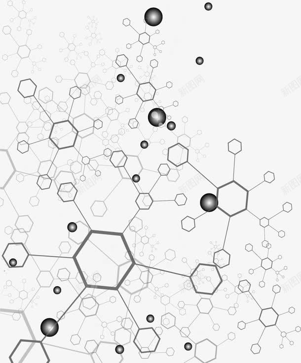 手绘细胞分子png免抠素材_88icon https://88icon.com 分子 分子元素 分子示意图 手绘 生物 细胞