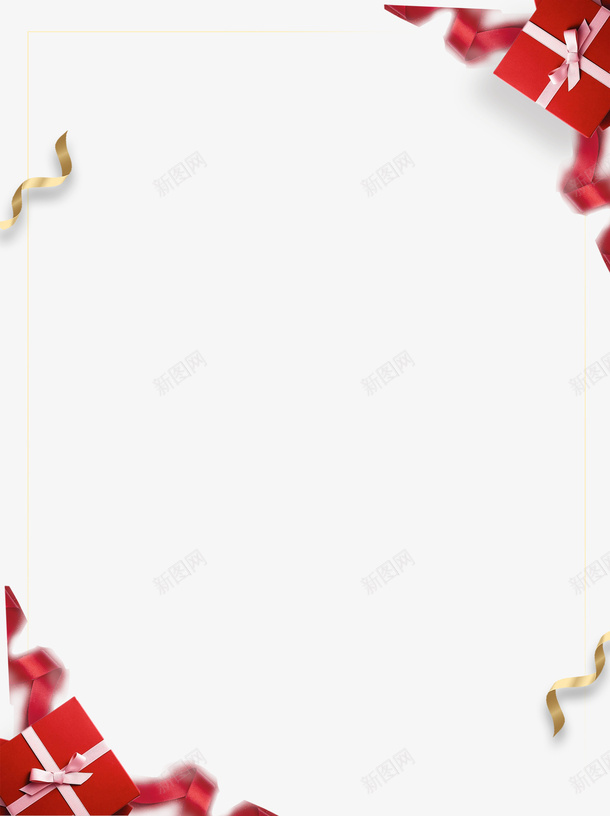 节日礼盒蝴蝶结背景装饰psd免抠素材_88icon https://88icon.com 免抠礼盒 红色的丝带 红色的礼盒 背景装饰 金色的丝带