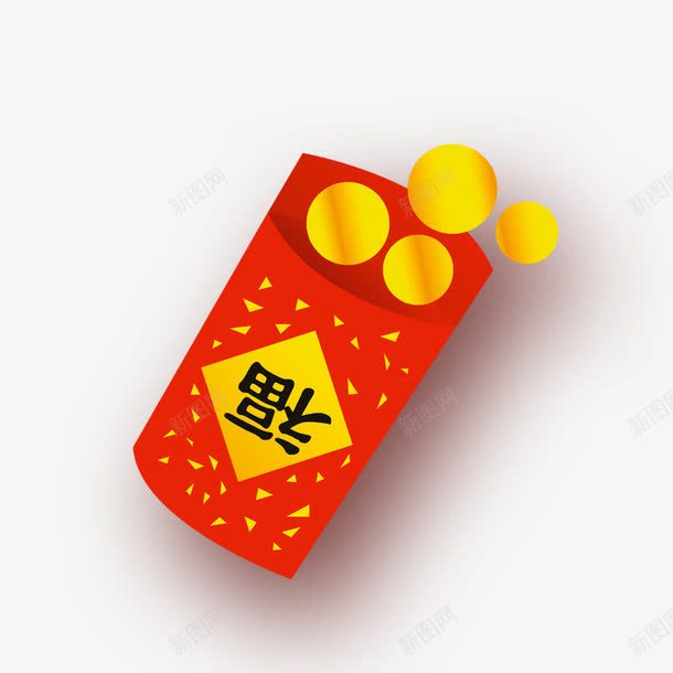 红案png免抠素材_88icon https://88icon.com 福 红包图案 红布 钱包