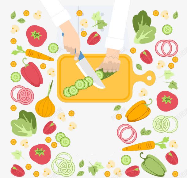 蔬菜沙拉png免抠素材_88icon https://88icon.com 做菜 健康 减肥餐 厨师 水果 沙拉 蔬菜
