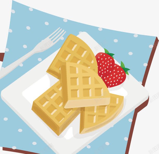 扁平华夫饼png免抠素材_88icon https://88icon.com waffle 小吃 小吃拼盘 小吃甜点 甜品 美味 美食