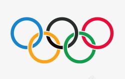 运动会会徽奥林匹克五环矢量图高清图片