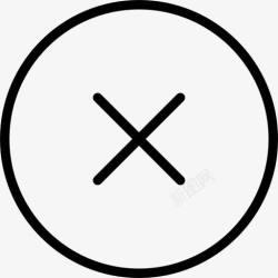 圆条形按钮近圆形的按钮一个十字图标高清图片