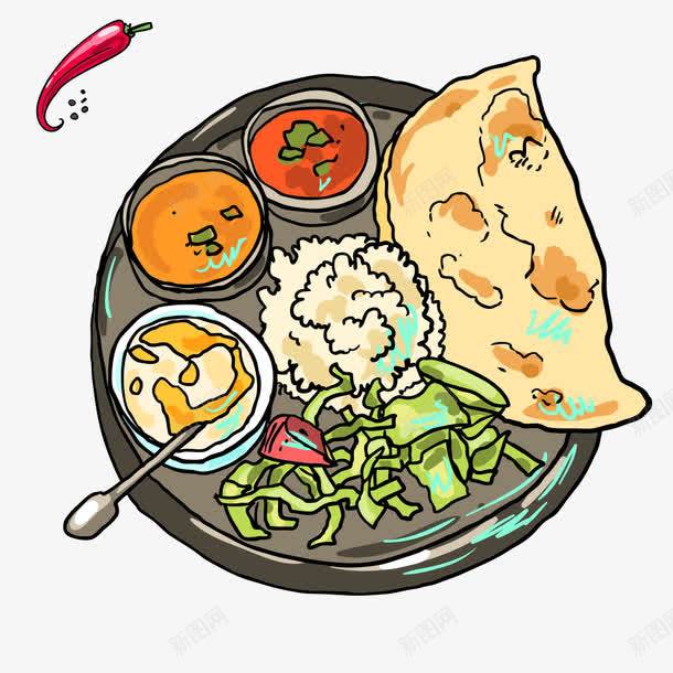 美味泰国咖喱料理插画png免抠素材_88icon https://88icon.com 咖喱 小吃 泰国文化 泰国料理 泰国菜