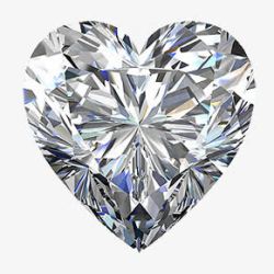奢华宝石心形钻石高清图片