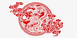 腾云剪纸素材中国风剪纸高清图片