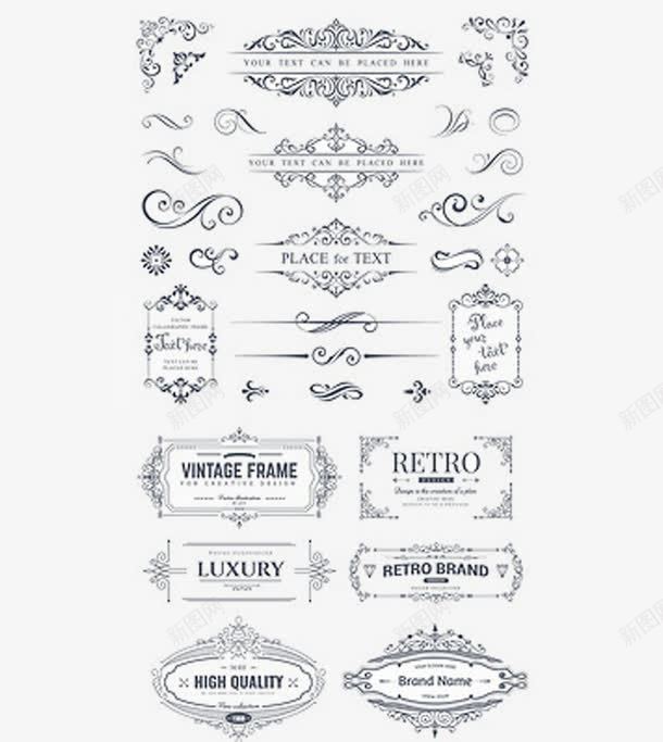 100余边框psd免抠素材_88icon https://88icon.com 不规则边框 像边框素材 圆形 奖状边框素材 方形