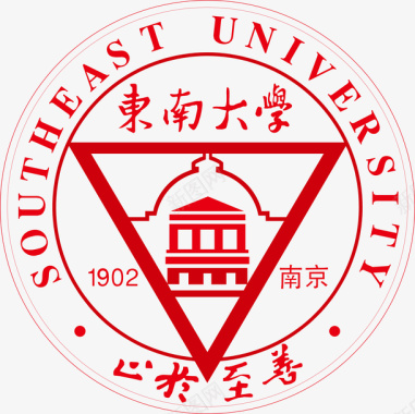 知识东南大学logo矢量图图标图标