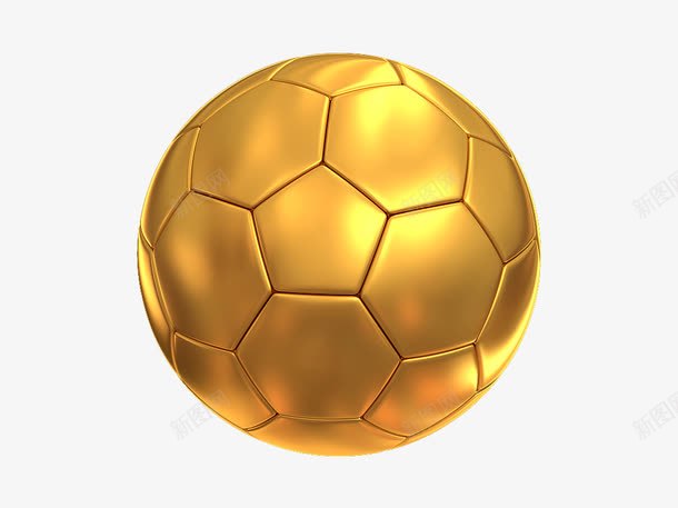 足球金色足球png免抠素材_88icon https://88icon.com 室外运动 足球 运动 金色色块 金色足球