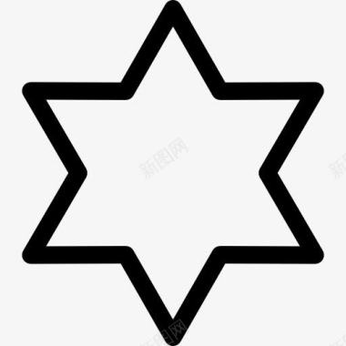 六角星图标图标