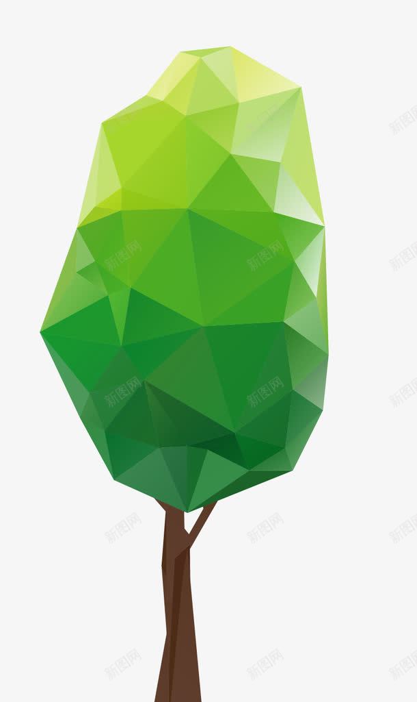 卡通绿色植物png免抠素材_88icon https://88icon.com 几何 叶子 大树 小树 成长过程 树 树木 树苗 植物 绿色 绿色植物 茁壮成长