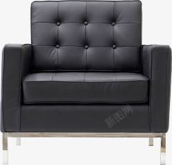 扶手椅黑色沙发高清图片