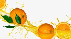 美汁源logo橙子橙汁高清图片