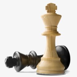 国际象棋子黑白素材