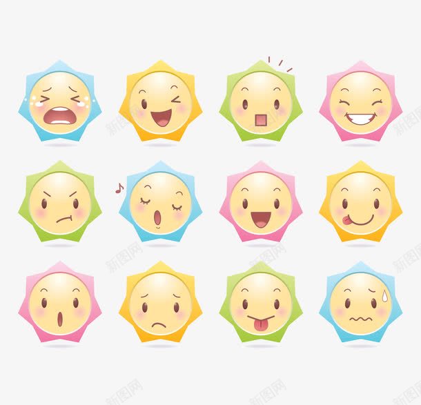 可爱小太阳表情包png免抠素材_88icon https://88icon.com 卡通哭脸 可爱 小太阳 表情包 贴吧表情