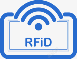 卡通射频无线设备射频识别图标高清图片