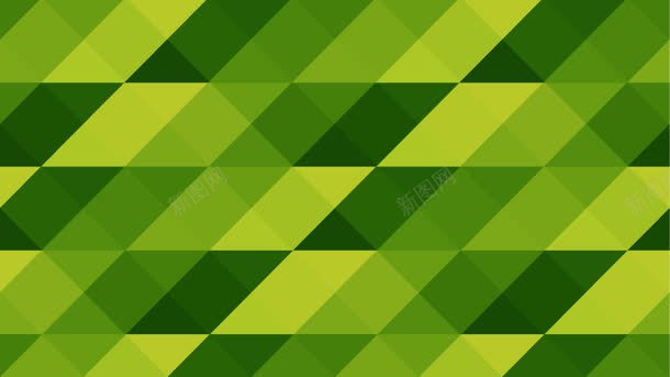 绿色黄色菱形块背景背景