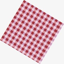 红白方格子桌布素材