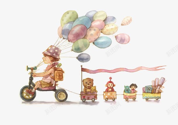 拉着玩具车的孩子png免抠素材_88icon https://88icon.com PNG图片 PNG图片素材 PNG素材 PNG素材免费下载 小车 幼儿园 手绘 气球 水彩 玩具