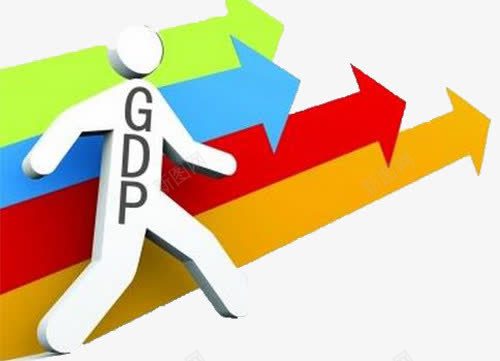 绿色帽子png绿色红色箭头和人均GDP图标图标