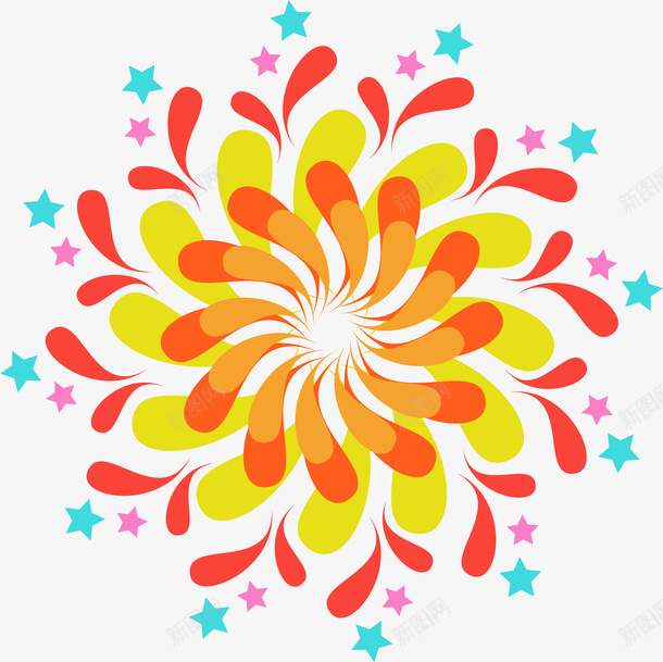 节日喜庆彩色烟花片ai矢矢量图ai免抠素材_88icon https://88icon.com 传统 元宵节 喜庆 大气 彩色 放射线 星点 烟花 礼花 简约 红色 绚丽 节日 节日喜庆彩色烟花素材图片ai矢量元素免费下载 蓝色 配图 黄色 矢量图