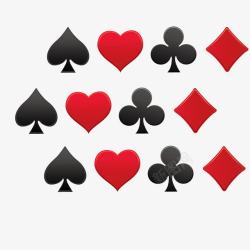 扑克花色素材
