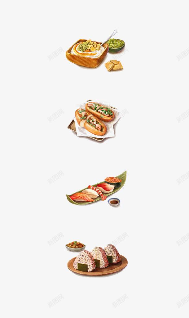 卡通手绘食物png免抠素材_88icon https://88icon.com 卡通 吃货 大餐 手绘 插画 美食 食物 餐饮