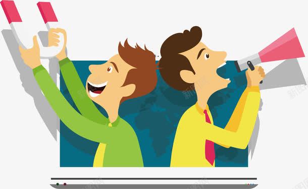 宣传推广吸引粉丝png免抠素材_88icon https://88icon.com 企业照片 吸引粉丝 吸粉 宣讲 推广宣传 矢量png