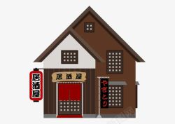 日本建筑居酒屋素材