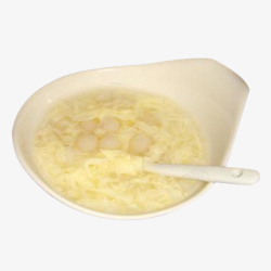 营养蛋花米酒汤圆素材
