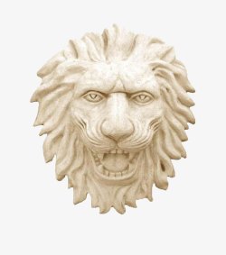 狮子头装饰石制狮子头高清图片
