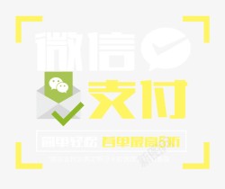 在线支付方式微信支付轻松高清图片