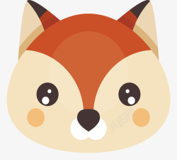小狐狸卡通可爱小狐狸动物高清图片