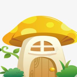 蘑菇小屋蘑菇屋子高清图片