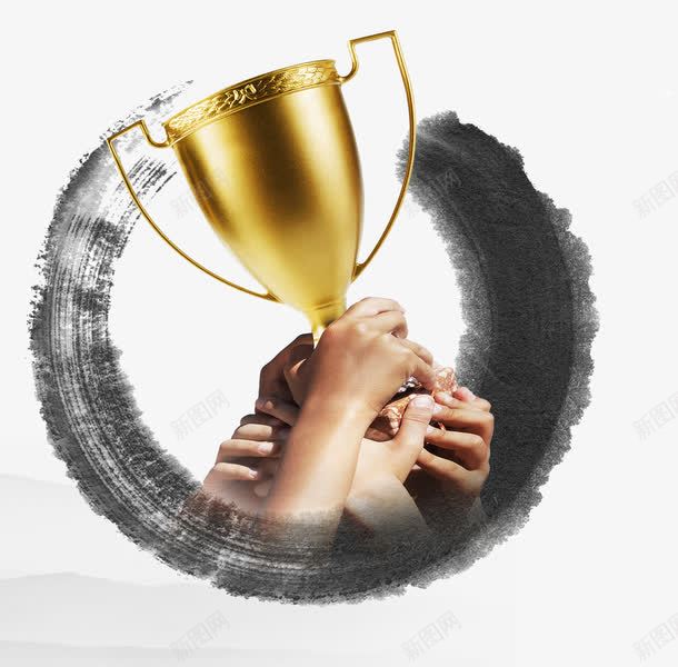 水墨晕奖杯厚德载物psd免抠素材_88icon https://88icon.com 中国传统文化图片 中国风 厚德载物 山水画 毛笔画 水墨晕奖杯 水墨画 祥云
